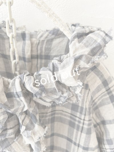 画像3: MARCHE' DE SOEUR／フローフリルワンピース・チェック