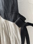 画像5: MARCHE' DE SOEUR／エプロンワンピース・黒×生成り (5)
