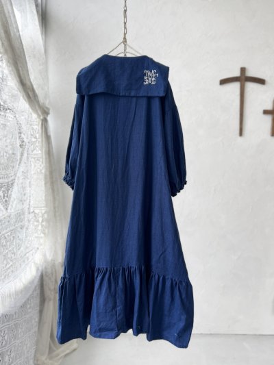 画像7: 【4/24(金)21時から販売】MIFUMIコラボ／sarahのワンピース・ネイビー＆bag