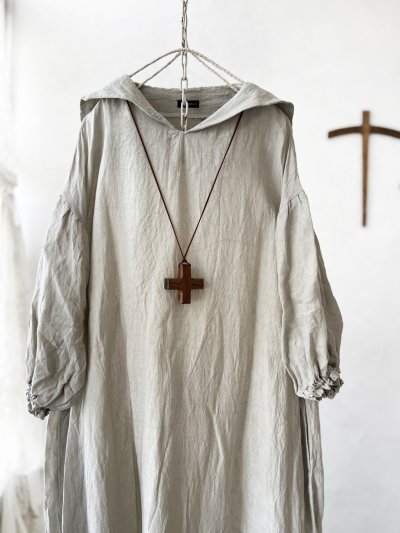 画像2: 【4/24(金)21時から販売】MIFUMIコラボ／sarahのワンピース・ライトグレー＆bag