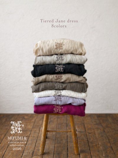 画像10: 【4/24(金)21時から販売】MIFUMIコラボ／janeのワンピース・ふじ＆bag