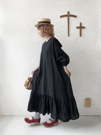 画像13: 【4/24(金)21時から販売】MIFUMIコラボ／sarahのワンピース・ローズマダー＆bag