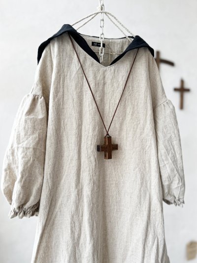 画像2: 【4/24(金)21時から販売】MIFUMIコラボ／sarahのワンピース・黒花リース刺繍＆bag