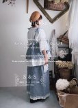 画像9: shizuka's/リネンガウチョパンツ・ブルーシャンブレー (9)