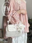 画像2: toromeco／裂き編み３wayクラッチバッグ (2)