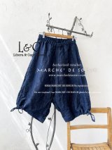 Libera&Capricciosa／裾ドロストハーフパンツ・デニム