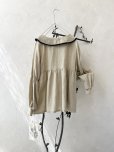 画像6: kosatofuku／丸襟ギャザーブラウス・ナチュラル (6)