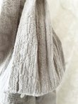 画像5: tegami/刺繍レースカフスワンピース・グレージュ (5)