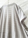 画像9: tegami/刺繍レースフレンチスリーブワンピース・グレージュ (9)