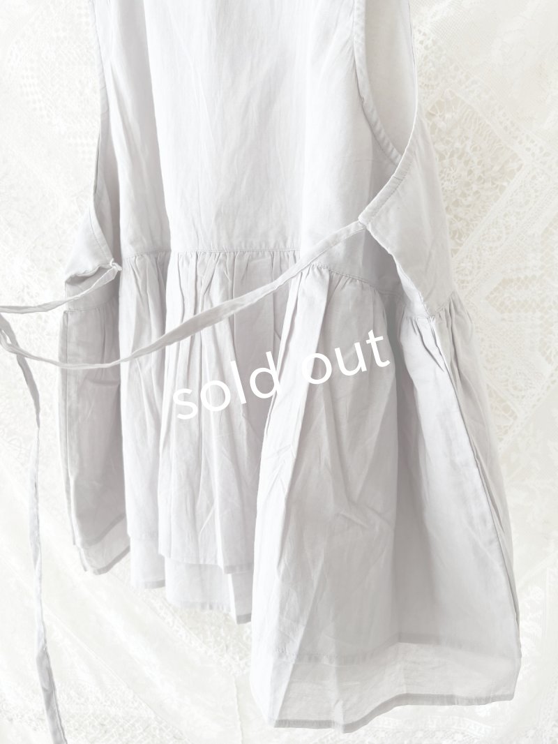 画像7: tegami/レイヤードフレアベスト ・ライトグレー (7)