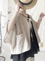 画像18: MARCHE' DE SOEUR／セーラ襟のタッセルちびカーディガン・ミルク (18)