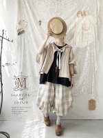 画像13: MARCHE' DE SOEUR／セーラ襟のタッセルちびカーディガン・ベージュ (13)