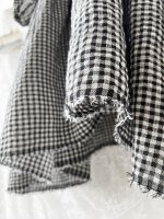 画像8: MARCHE' DE SOEUR／大きなラッフル襟のチュニック・ワッフルブラック×黒 (8)