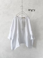 画像4: Dgy／リネンワイドプルオーバー・オフ (4)