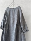 画像5: closet meii／ストライプリネンワンピース・ネイビー (5)