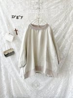 画像3: Dgy／リブプルオーバー・アイボリー (3)