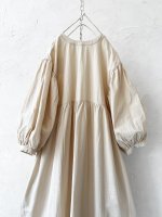 画像7: Re:born／2wayパフスリーブワンピース・オートミール (7)