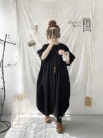 画像2: closet meii／ショートパフスリーブチュニック・オフ (2)