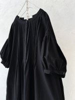 画像5: closet meii／ショートパフスリーブチュニック・ブラック (5)