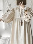 画像3: Re:born／2wayパフスリーブワンピース・オートミール (3)