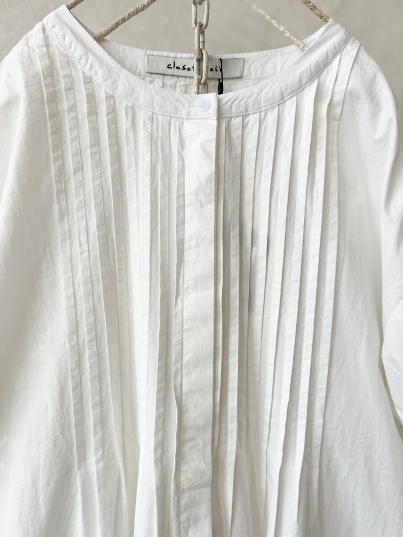 画像5: closet meii／ショートパフスリーブチュニック・オフ (5)