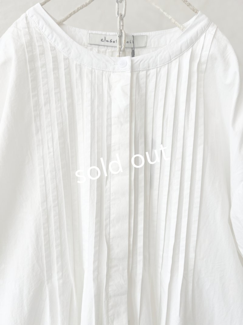 画像5: closet meii／ショートパフスリーブチュニック・オフ (5)