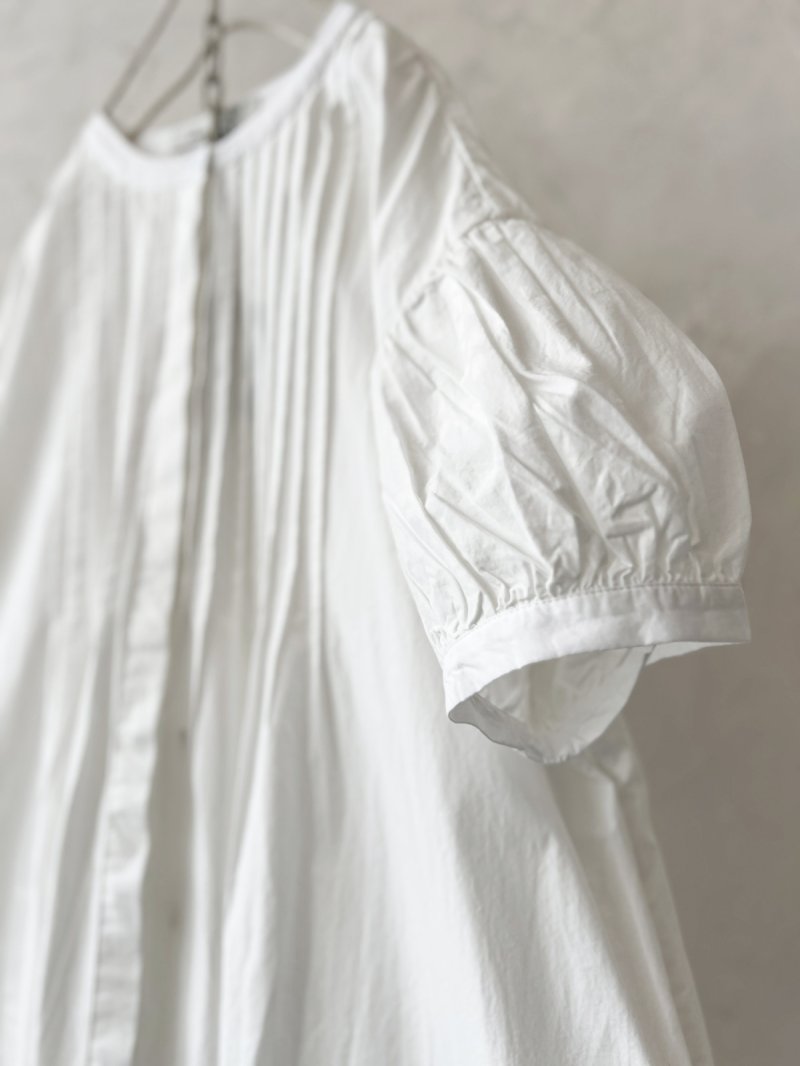 画像4: closet meii／ショートパフスリーブチュニック・オフ (4)