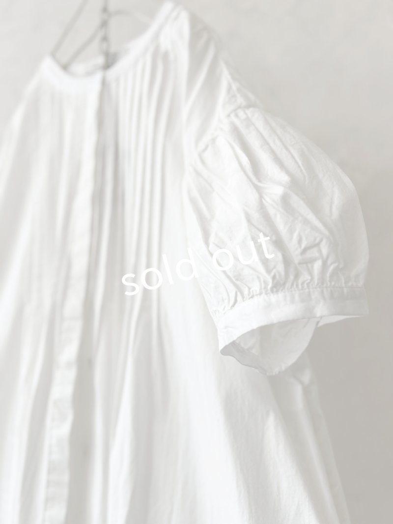 画像4: closet meii／ショートパフスリーブチュニック・オフ (4)