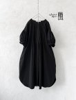 画像4: closet meii／ショートパフスリーブチュニック・ブラック (4)