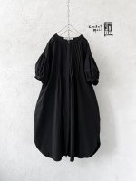 画像4: closet meii／ショートパフスリーブチュニック・ブラック (4)