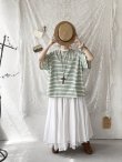 画像7: Re:born／コットン天竺半袖プルオーバー・ブルーボーダー (7)