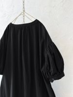 画像9: closet meii／ショートパフスリーブチュニック・ブラック (9)