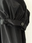 画像6: closet meii／ショートパフスリーブチュニック・ブラック (6)