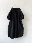 画像8: closet meii／ショートパフスリーブチュニック・ブラック (8)