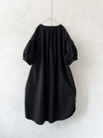 画像8: closet meii／ショートパフスリーブチュニック・ブラック (8)
