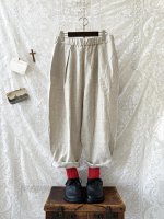 画像7: Re:born／リネンタックテーパードパンツ・ナチュラル (7)