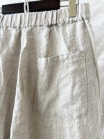 画像10: Re:born／リネンタックテーパードパンツ・ナチュラル (10)
