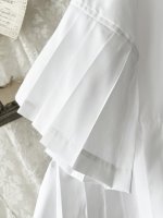 画像6: Reliure／Pleated blouse・white (6)