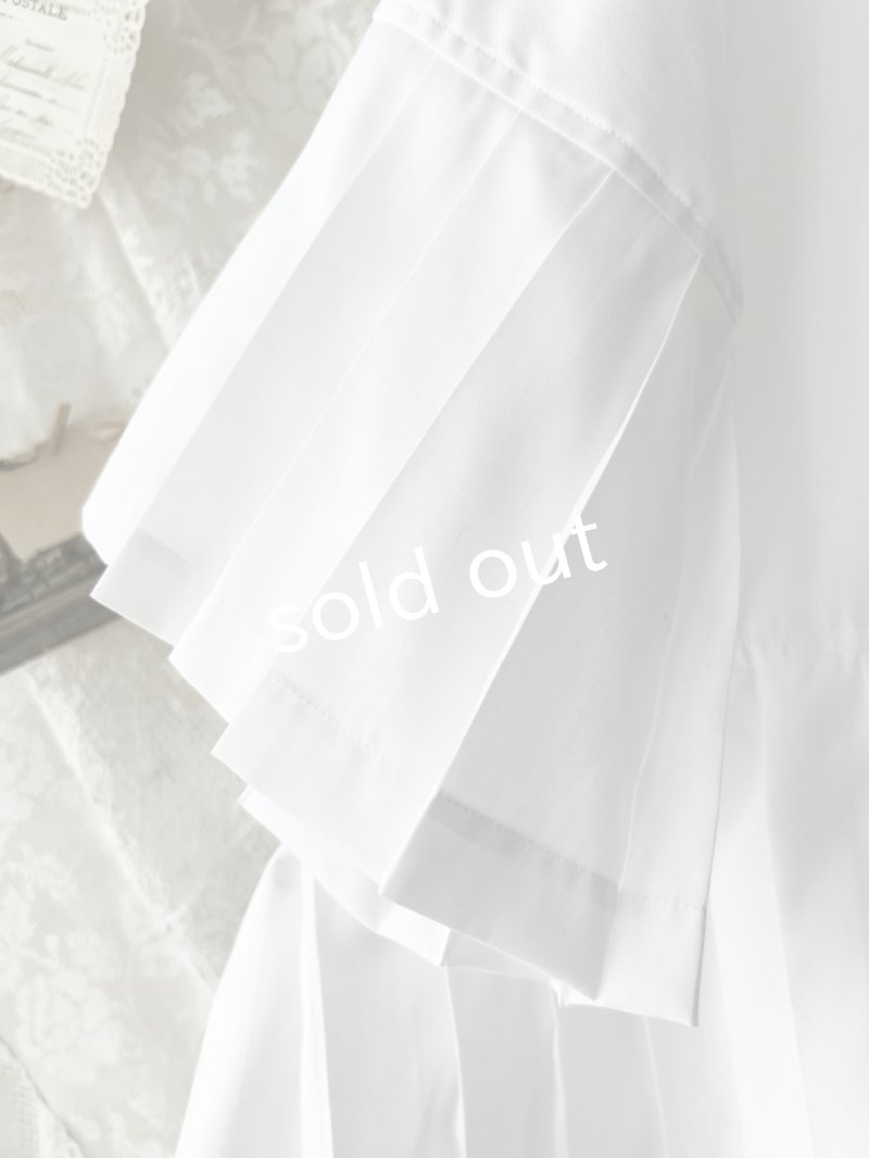 画像6: Reliure／Pleated blouse・white (6)