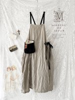 画像2: MARCHE' DE SOEUR／種蒔のエプロン・生成り (2)