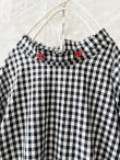 画像6: Reliure／Pleated blouse・gingham (6)