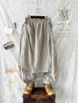 画像2: MARCHE' DE SOEUR／タブリエパンツ・生成り (2)