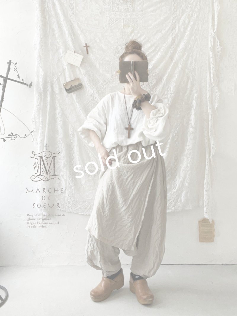 画像2: MARCHE' DE SOEUR／タブリエパンツ・オフ (2)