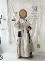 画像3: MARCHE' DE SOEUR／種蒔のエプロン・生成り (3)