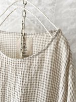 画像5: MARCHE' DE SOEUR／ギャザープルオーバー・ワッフルベージュ (5)