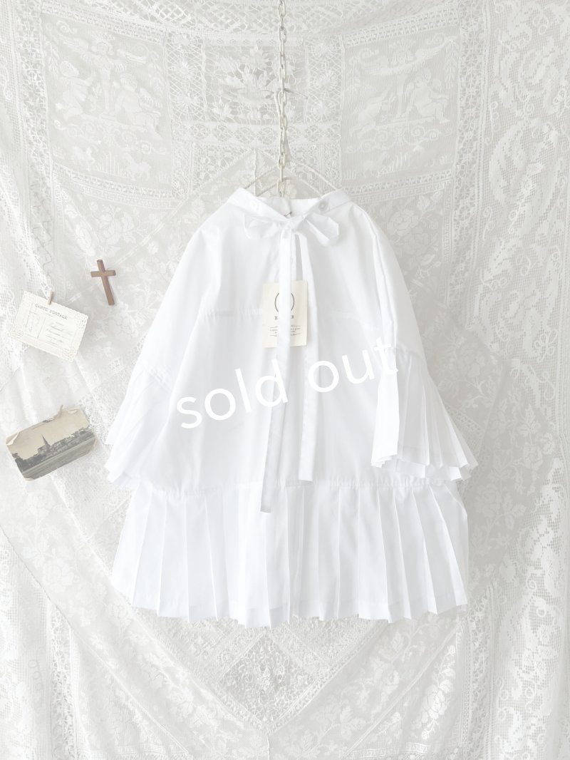 画像10: Reliure／Pleated blouse・white (10)