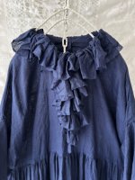 画像3: MARCHE' DE SOEUR／フローフリルワンピース・ダークネイビー (3)
