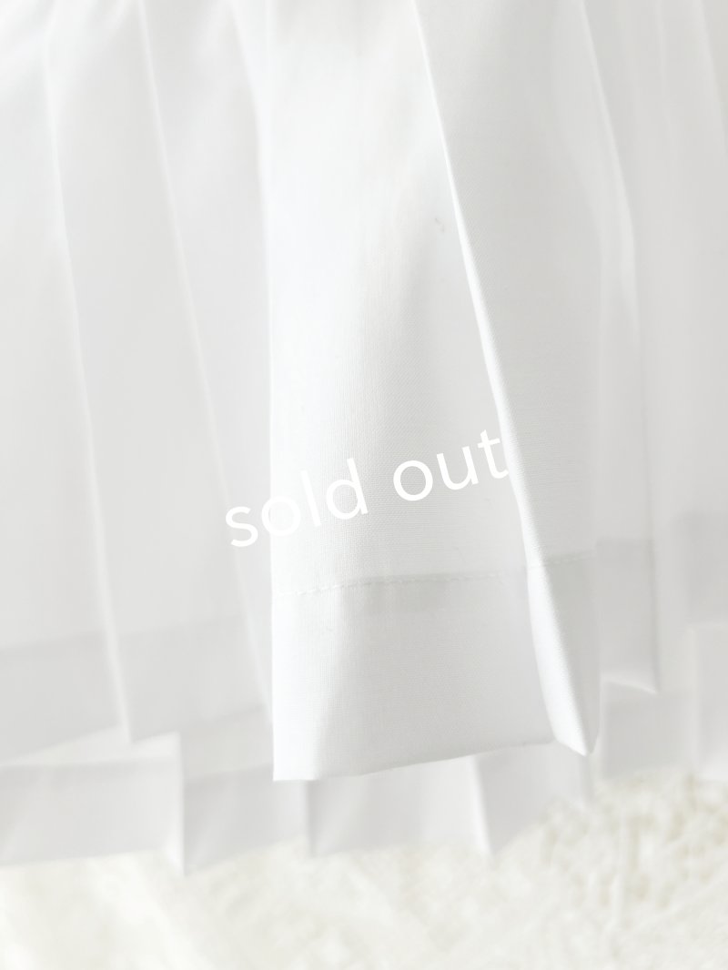画像8: Reliure／Pleated blouse・white (8)