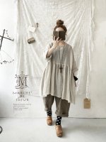 画像4: MARCHE' DE SOEUR／ギャザープルオーバー・ワッフルベージュ (4)
