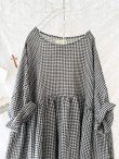 画像3: MARCHE' DE SOEUR／ギャザープルオーバー・ワッフルブラック (3)